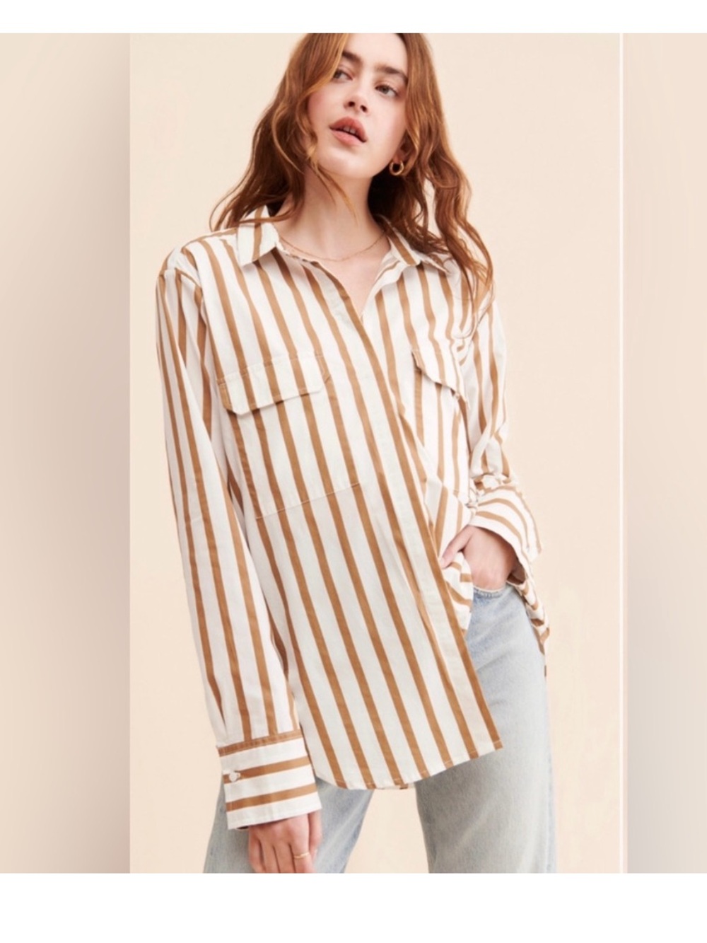 Mikoh Sierra Striped Button Up Shirt size Small /size 1. 100% Cotton
